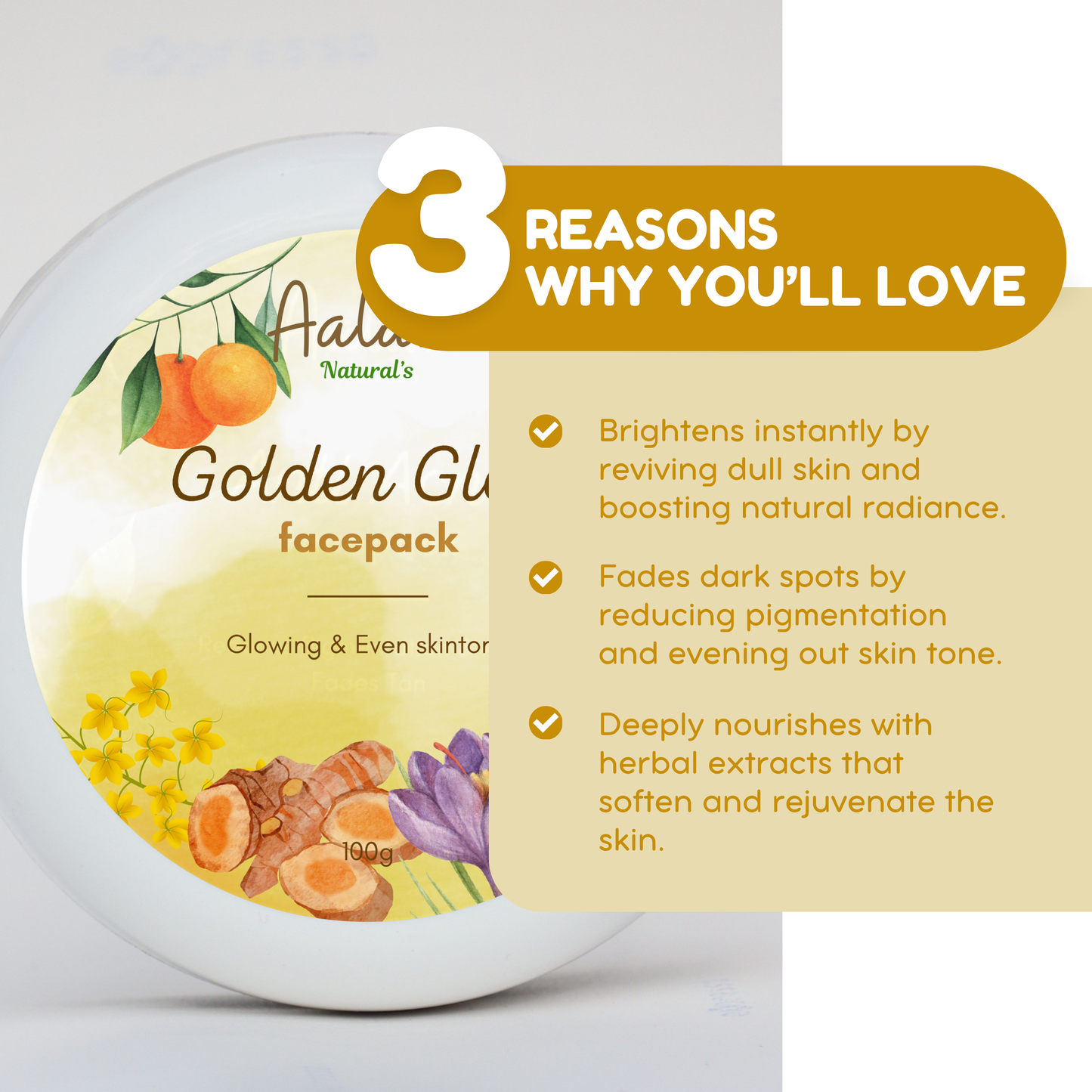 Golden Glow Face Pack