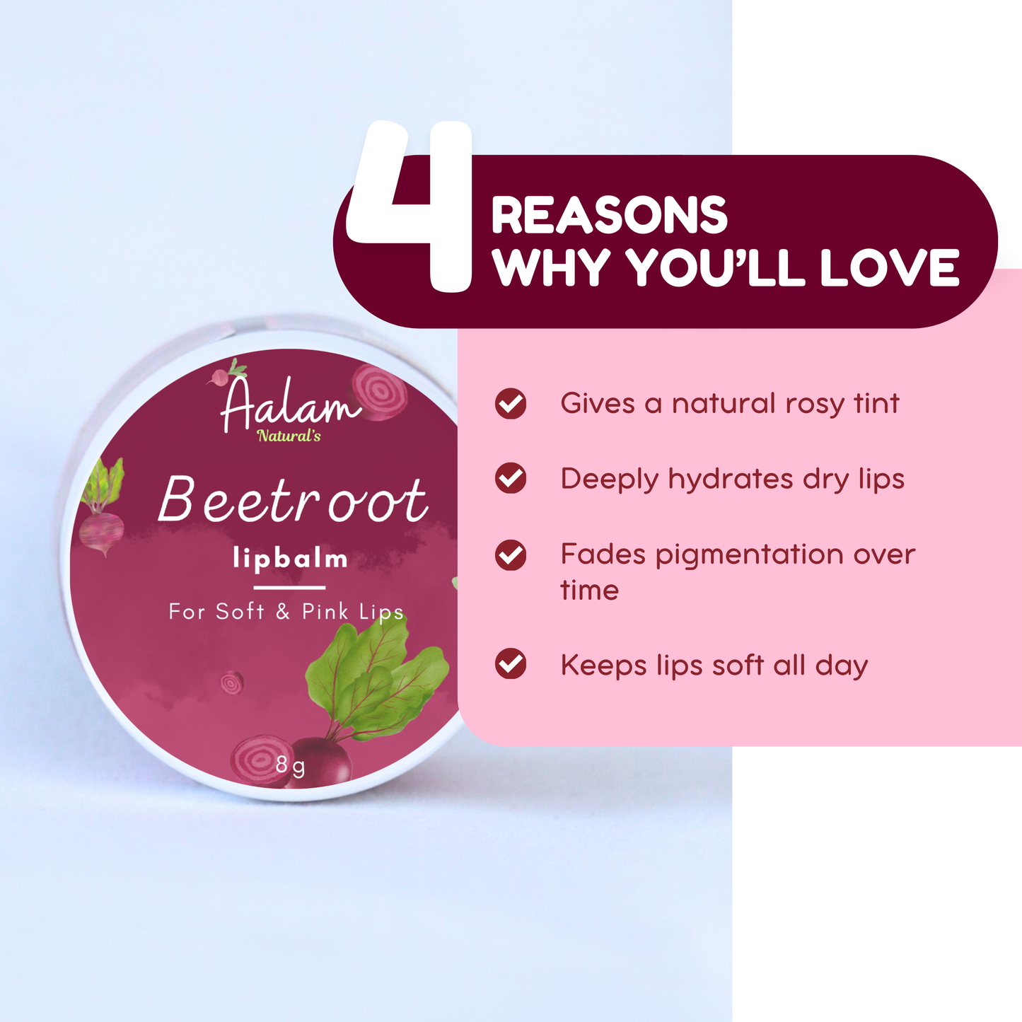 Beetroot Lipbalm